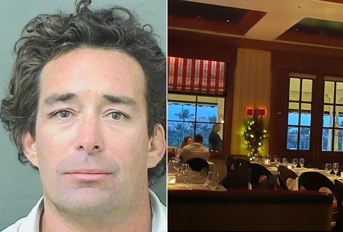 Milionário espanca a namorada após ficar irado por se sentar ao lado de casal gay em restaurante