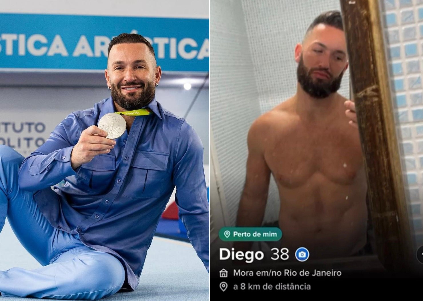 Diego Hypolito só se assumiu gay aos 32 anos e já trabalhou como