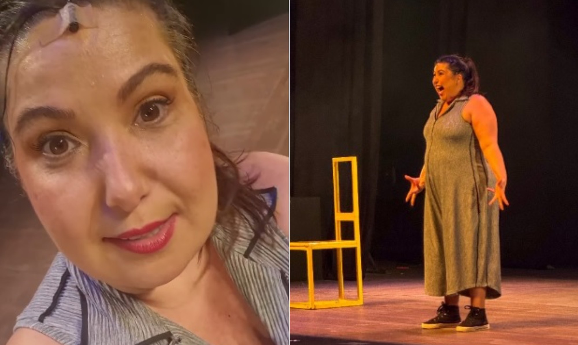 Mariana Xavier confessa medo de encontrar plateia vazia em teatro: 'Eu estava apavorada'
