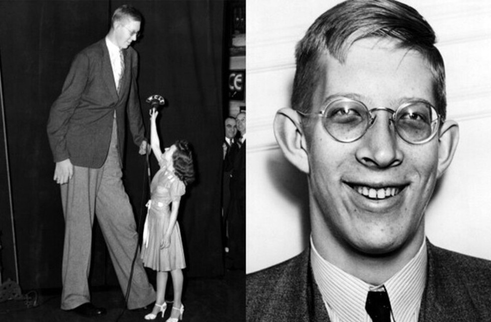 'Homem mais alto do mundo',  Robert Pershing Wadlow  Foto: Reproduo/Guinness World Records