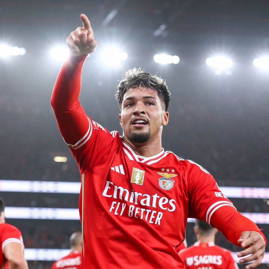 Em estreia pelo Benfica, Marcos Leonardo marca primeiro gol com menos ...