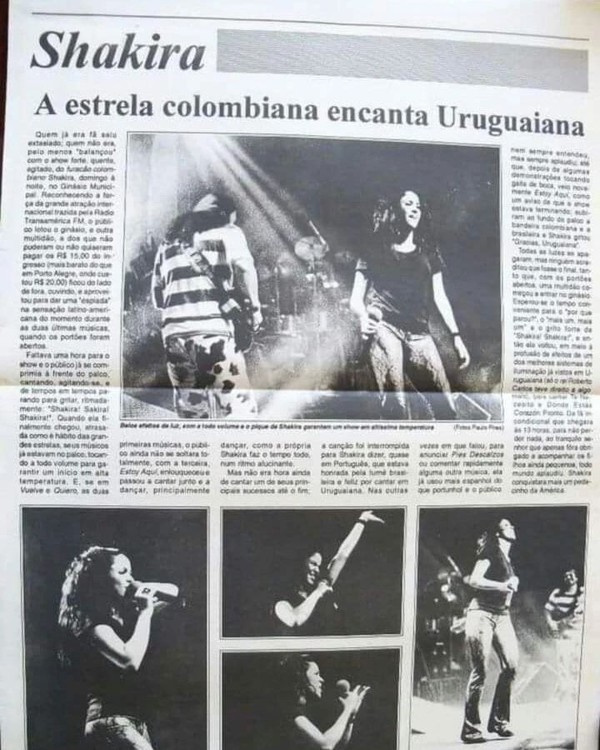 Ingressos para show de Shakira a R$ 5? Primeira turnê dela pelo Brasil