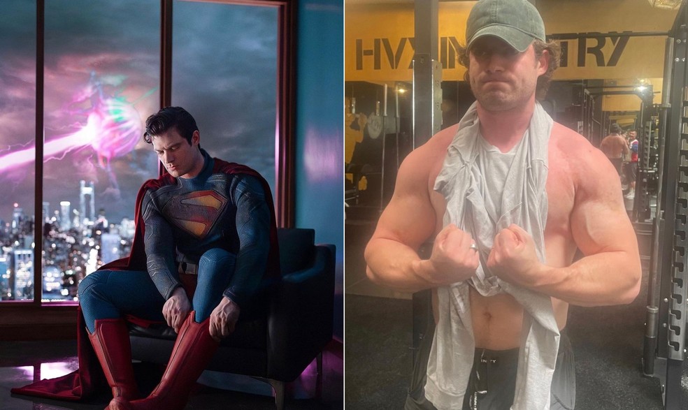 David Corenswet como 'Superman' em novo filme — Foto: Reprodução/Instagram