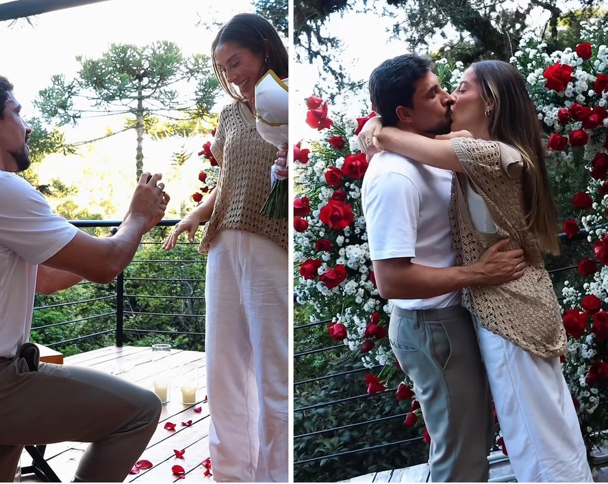 Campeã do 'BBB' é pedida em casamento por companheiro de reality com surpresa romântica