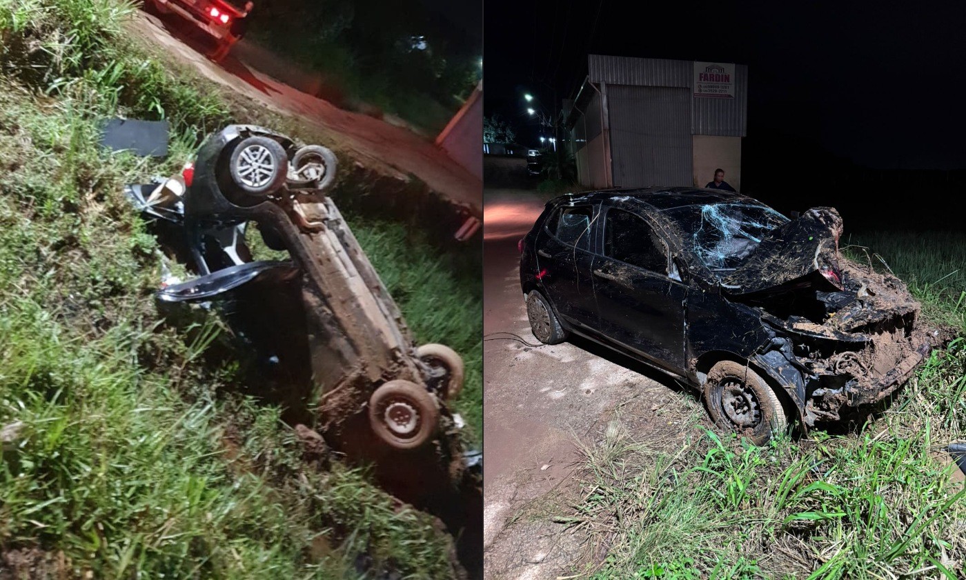 Suspeitos assaltam e ameaçam de morte motorista de aplicativo, fogem com carro, capotam e são presos no ES - QTU Questões do Universo