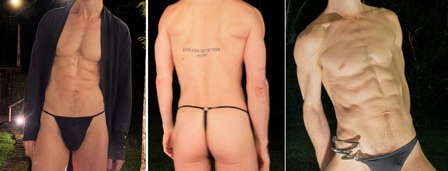 Filho de Mar&iacute;lia Gabriela, Theodoro Cochrane posta fotos ousadas &mdash; Foto: Instagram