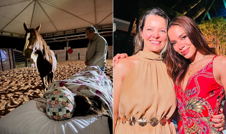 Anitta fez terapia com cavalos em Minas Gerais