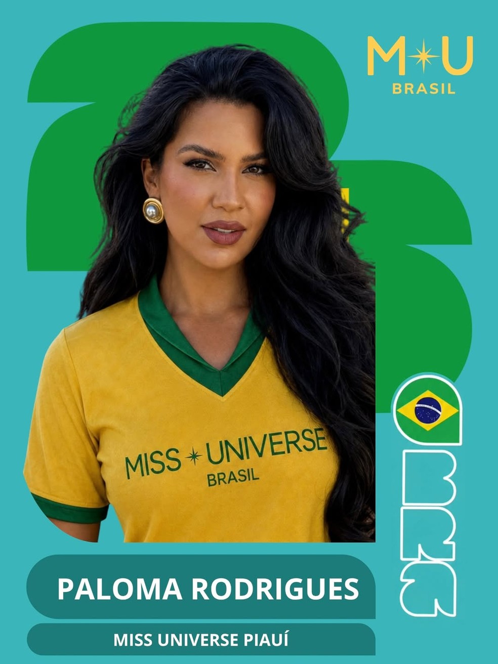 Candidata ao Miss Universe Brasil 2026 — Foto: Divulgação/Miss Universe Brasil