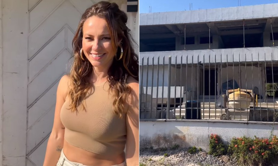 Paolla Oliveira mostra fachada da casa nova com Diogo Nogueira