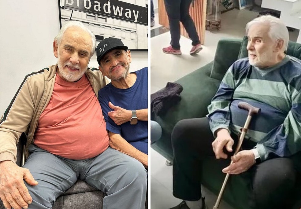 Aos 91 anos, Francisco Cuoco enfrenta problemas de locomo&ccedil;&atilde;o e pesa 130 quilos &mdash; Foto: Instagram