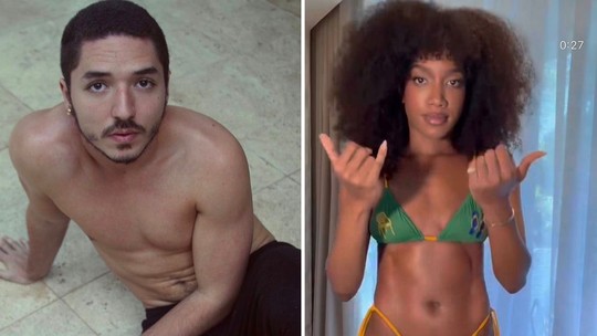 Eita! Namorado reage a post de Iza de biquíni: 'Agora vocês entendem...' Eita! Namorado reage a post de Iza de biquíni: 'Agora vocês entendem...'