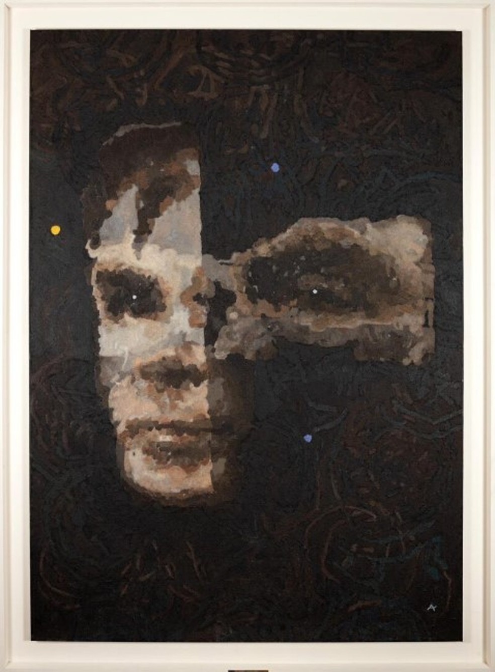 Retrato de Alan Turing, pelo rob&ocirc; Ai-Da &mdash; Foto: Divulga&ccedil;&atilde;o/Sotheby&rsquo;s