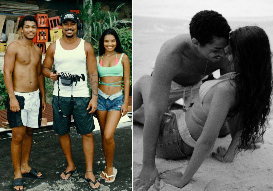 Mell Muzzillo e Juan Paiva gravam clipe de Xamã