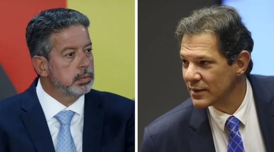 Arthur Lira e Fernando Haddad: integrantes da comissão avaliam que manter a proposta de imposto mínimo pode gerar menos ruído, principalmente com o Ministério da Fazenda