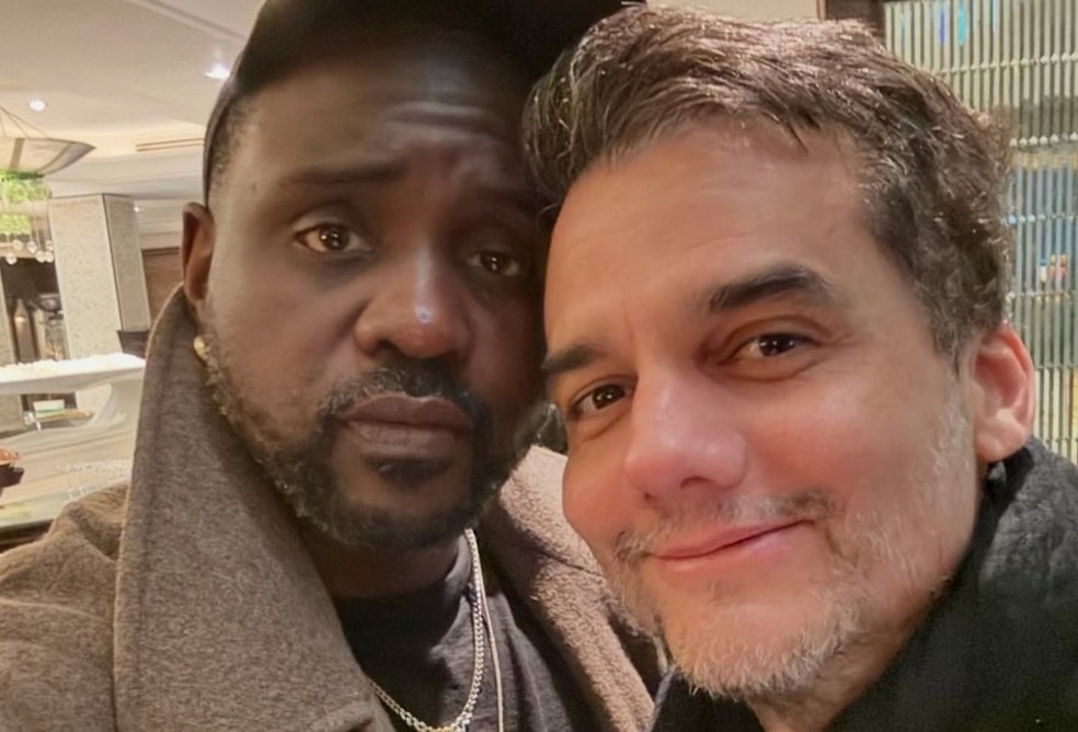 Wagner Moura ganha declaração de Brian Tyree Henry — Foto: Instagram/reprodução