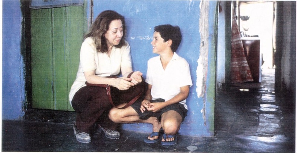 CENA DO FILME CENTRAL DO BRASIL, COM FERNANDA MONTENEGRO E VINÍCIUS DE OLIVEIRA — Foto: divulgação