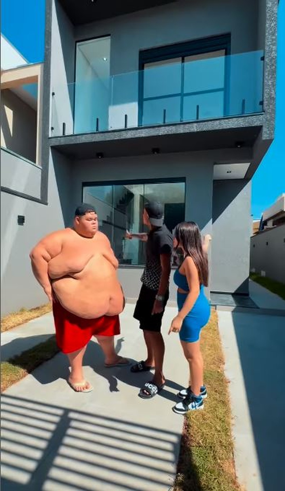 Gordão da XJ precisa perder 40kg em 4 meses para ganhar casa de R$ 1 milhão — Foto: rep/instagram