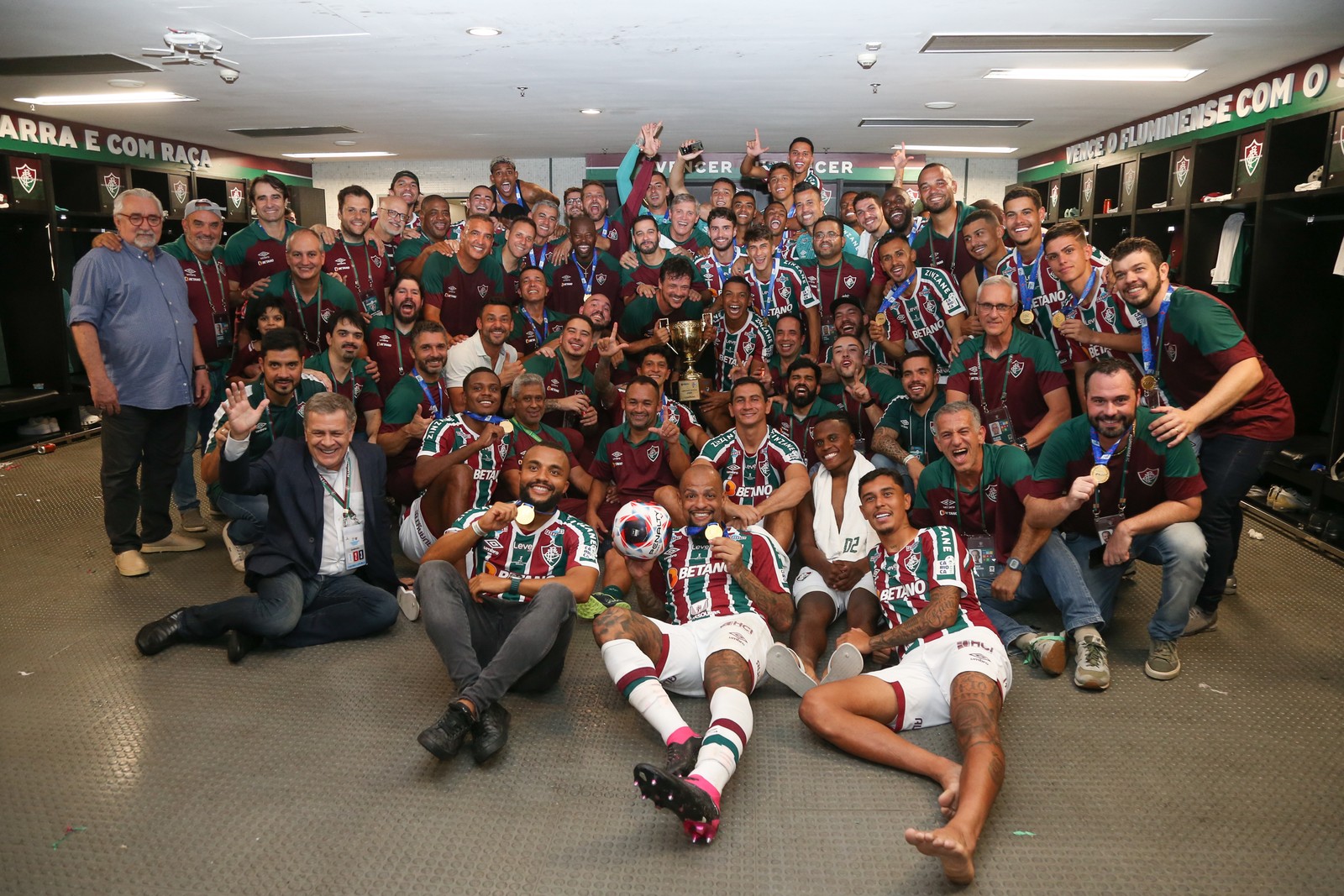 Fluminense campeão Carioca de 2023 — Foto:  MARCELO GONÇALVES / FLUMINENSE FC