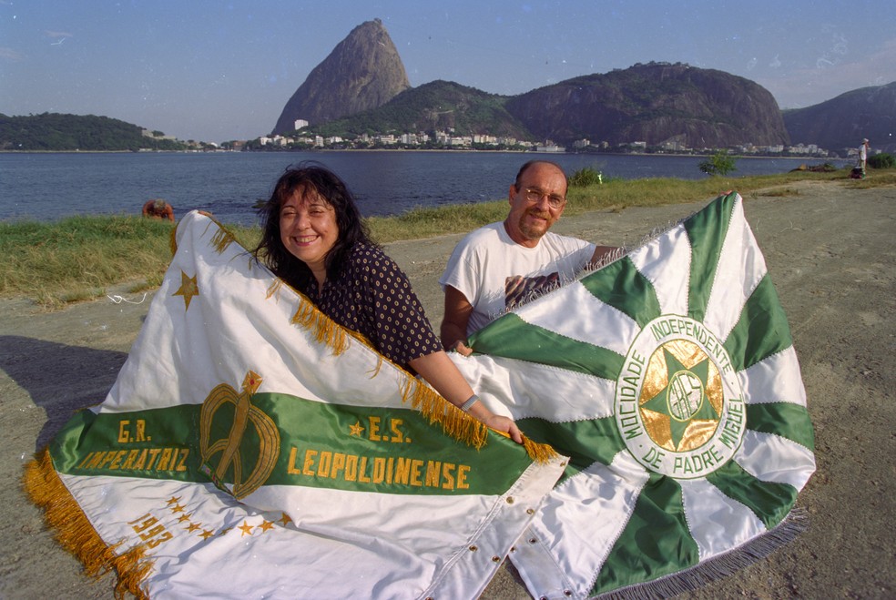 Rosa Magalhães e Renato Lage em fotografia de 1996  — Foto:  Márcia Foletto