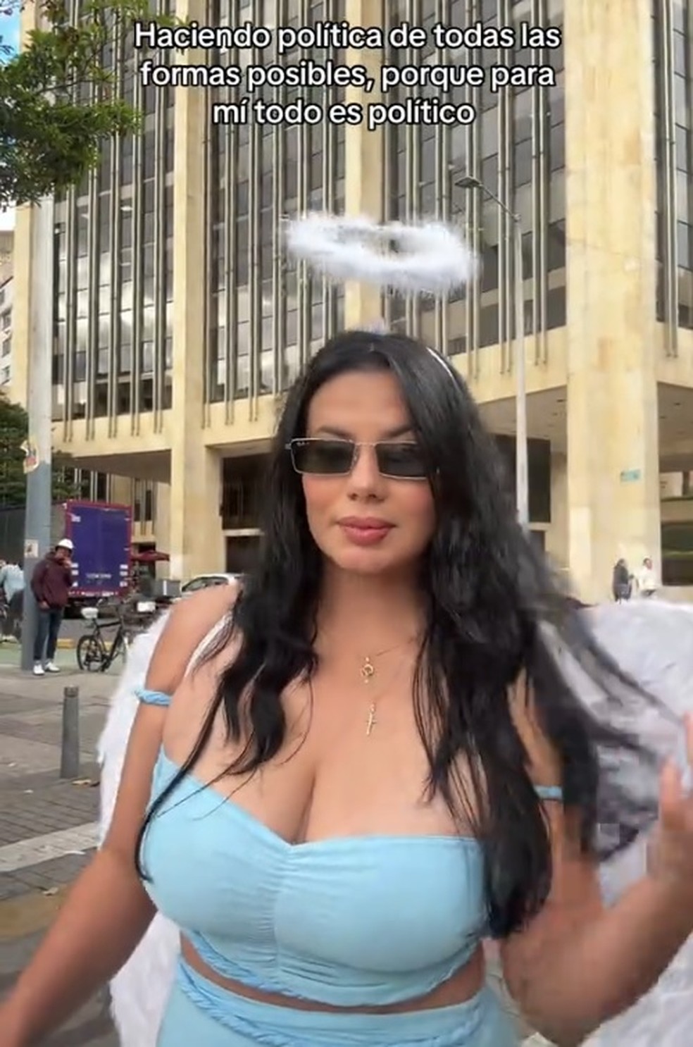 Deyci Alejandra Oma&ntilde;a Ortiz era conhecida como Amaranta Hank no meio do entretenimento adulto &mdash; Foto: Reprodu&ccedil;&atilde;o/TikTok