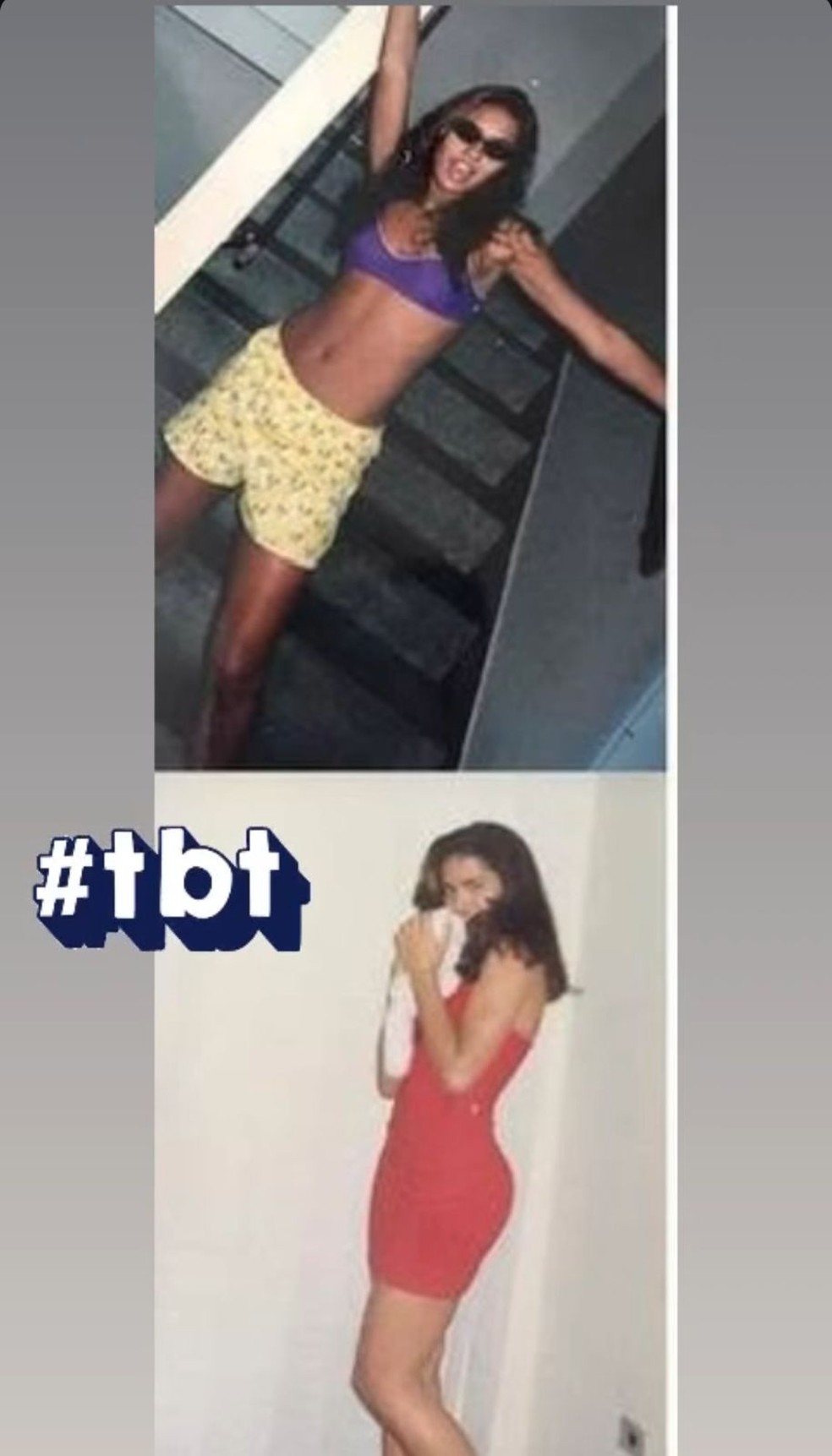Gracyanne Barbosa posta fotos antigas: 'S&oacute; tinha perna e bochechas' &mdash; Foto: Instagram