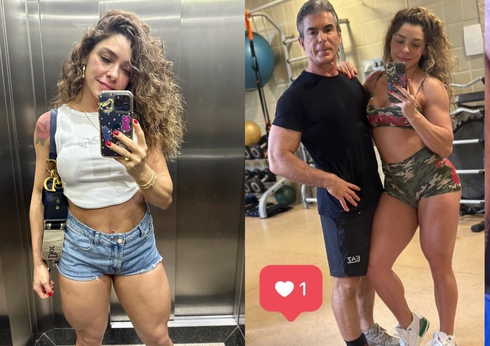 Fab&iacute;ola de Andrade &eacute; mulher do bicheiro Rog&eacute;rio de Andrade &mdash; Foto: Reprodu&ccedil;&atilde;o