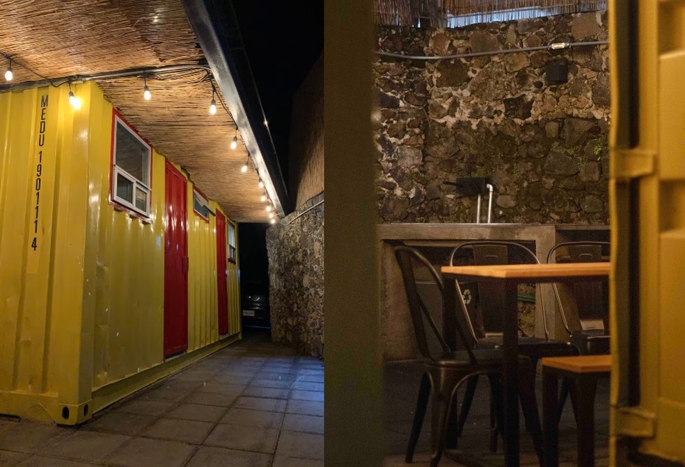 Hotel Contêiner, em Tepoztlán, (México) — Foto: Reprodução / Airbnb