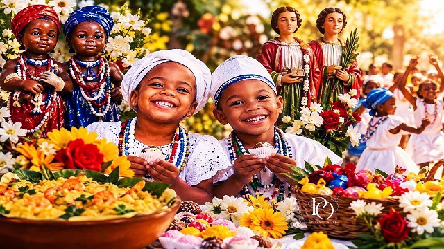 Viva Ibéjì, Erês e Cosme e Damião! Os Terreiros estão em festa
