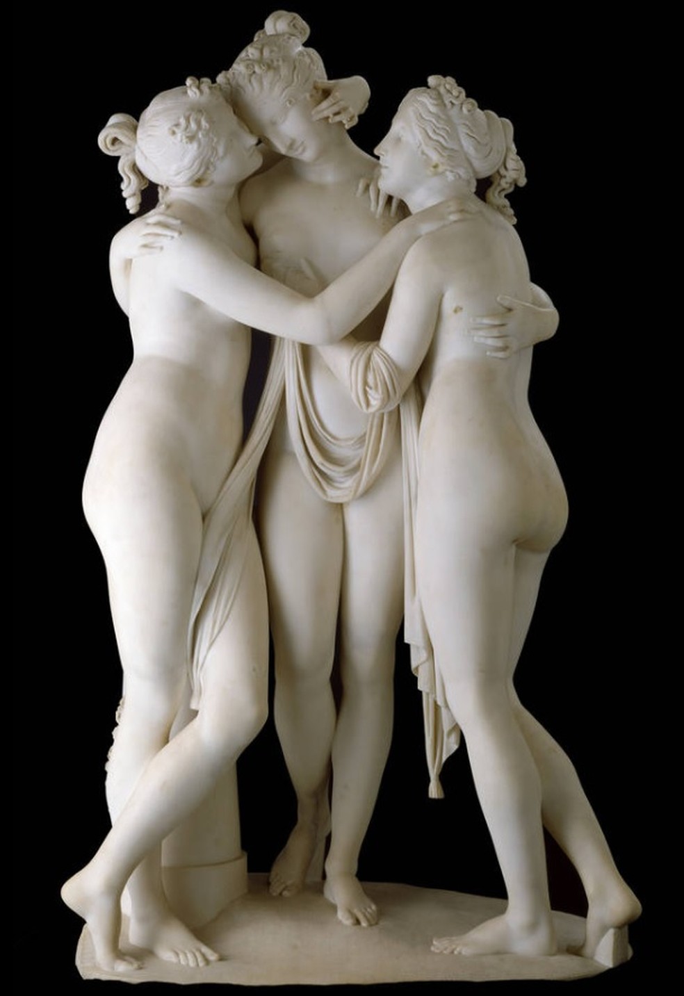 Escultura das Tr&ecirc;s Gra&ccedil;as, no Victoria and Albert &mdash; Foto: Divulga&ccedil;&atilde;o