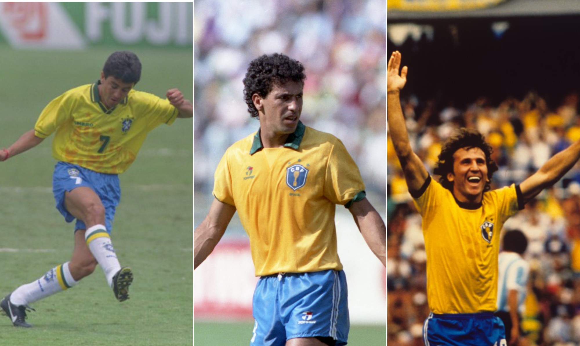Qual o uniforme mais bonito que o Brasil já usou na Copa? Vote!