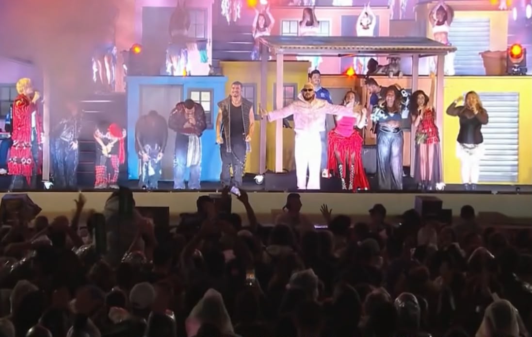 Belo surpreende público do Rock in Rio com participantes do 'Estrela da casa' no palco: 'Para eles sentirem a energia'
