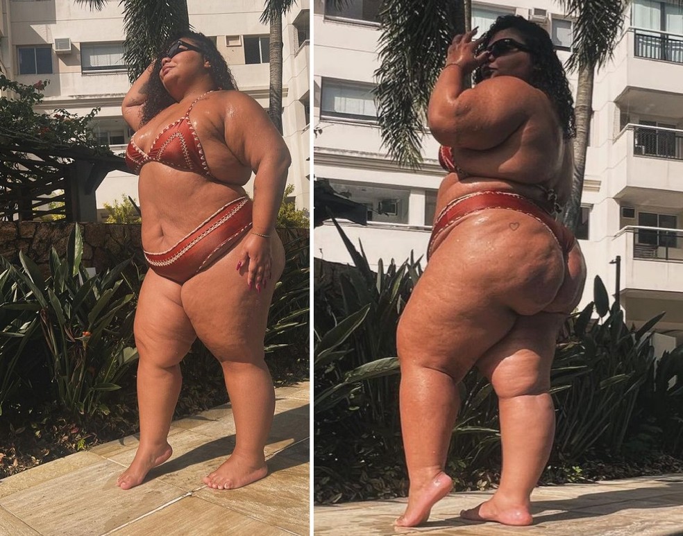 Filha de Arlindo Cruz exp&otilde;e gordofobia ap&oacute;s fotos de biqu&iacute;ni: 'Ningu&eacute;m  segura uma mulher segura'