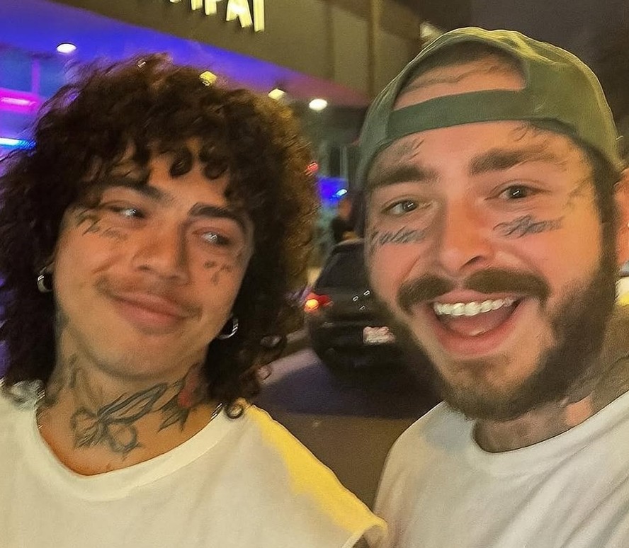 Whindersson Nunes posta foto com Post Malone e fã descobre montagem