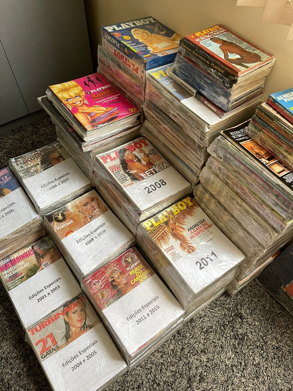 Coleção completa da 'Playboy' é anunciada por R 73 mil na web; saiba
