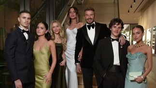 Filho de David Beckham namora brasileira: Jackie Apostel parece ter conquistado família de ex-jogador — Foto: Reprodução/Instagram