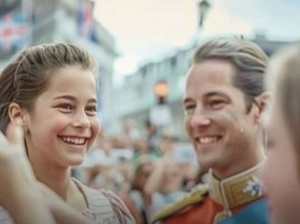 IA: princesa Charlotte vai se casar com um descendente da realeza francesa — Foto: Reprodução
