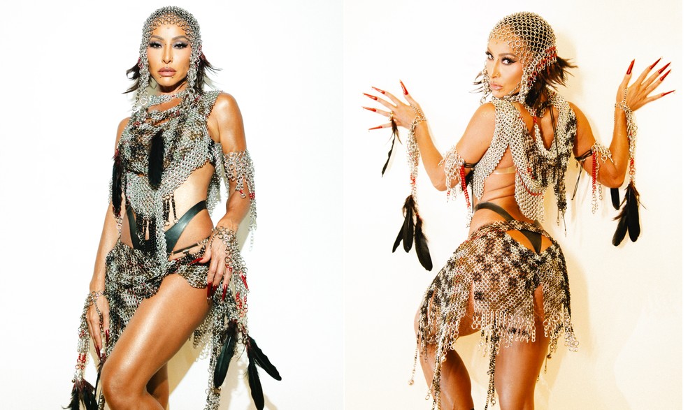 Sabrina Sato, frente e verso: duplamente rainha — Foto: Fotos de divulgação