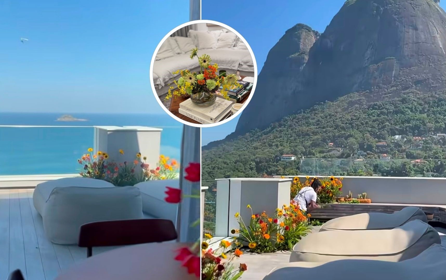 Vista deslumbrante e decoração sofisticada; veja detalhes da cobertura de Bruna Marquezine no Rio - QTU Questões do Universo
