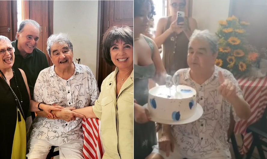 Otávio Augusto celebra 80 anos com a presença de Tony Ramos, Lidiane e mais famosos