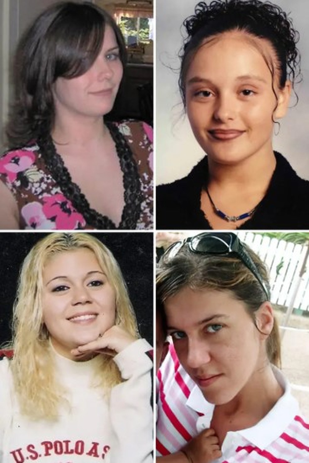 Outras quatro garotas de programa assassinadas em Long Island e que podem ter sido vítimas de Rex Heuermann — Foto: Reprodução/Suffolk County Police Department