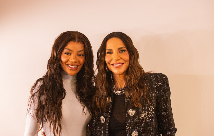Ludmilla e Ivete Sangalo nos bastidores do Rock in Rio