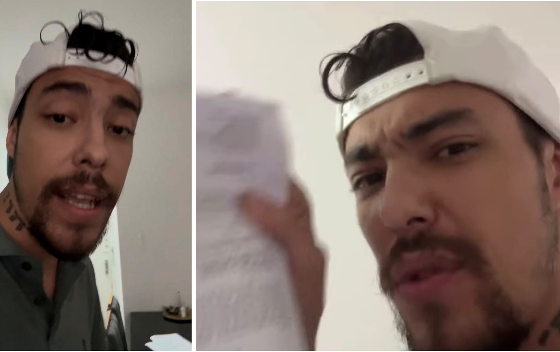 Filho de Latino acusa pai de expulsá-lo da casa da avó: 'Não tenho para onde ir'