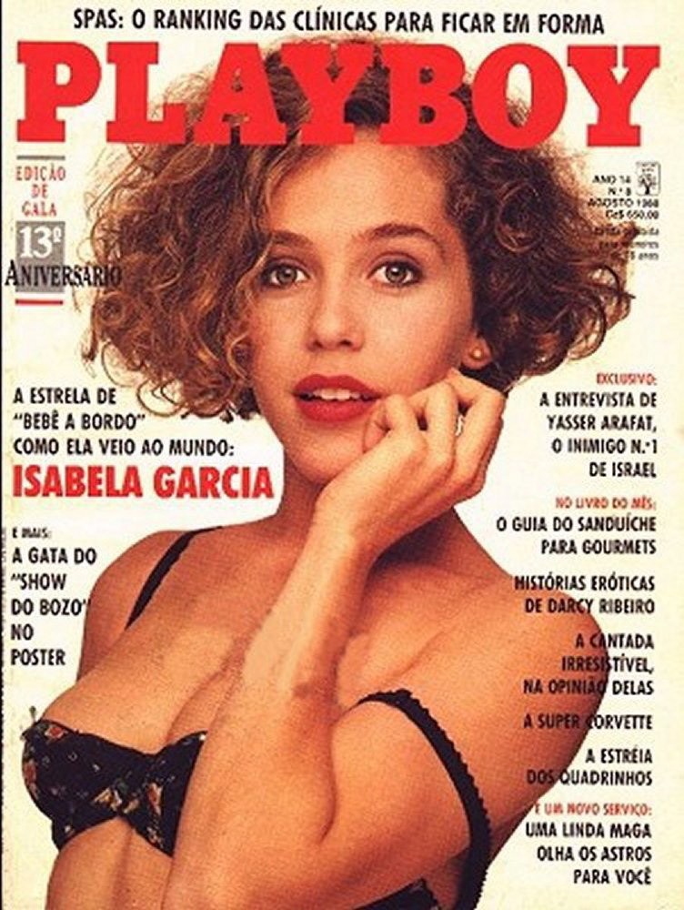 Isabela Garcia na "Playboy" em 1988 — Foto: reprodução