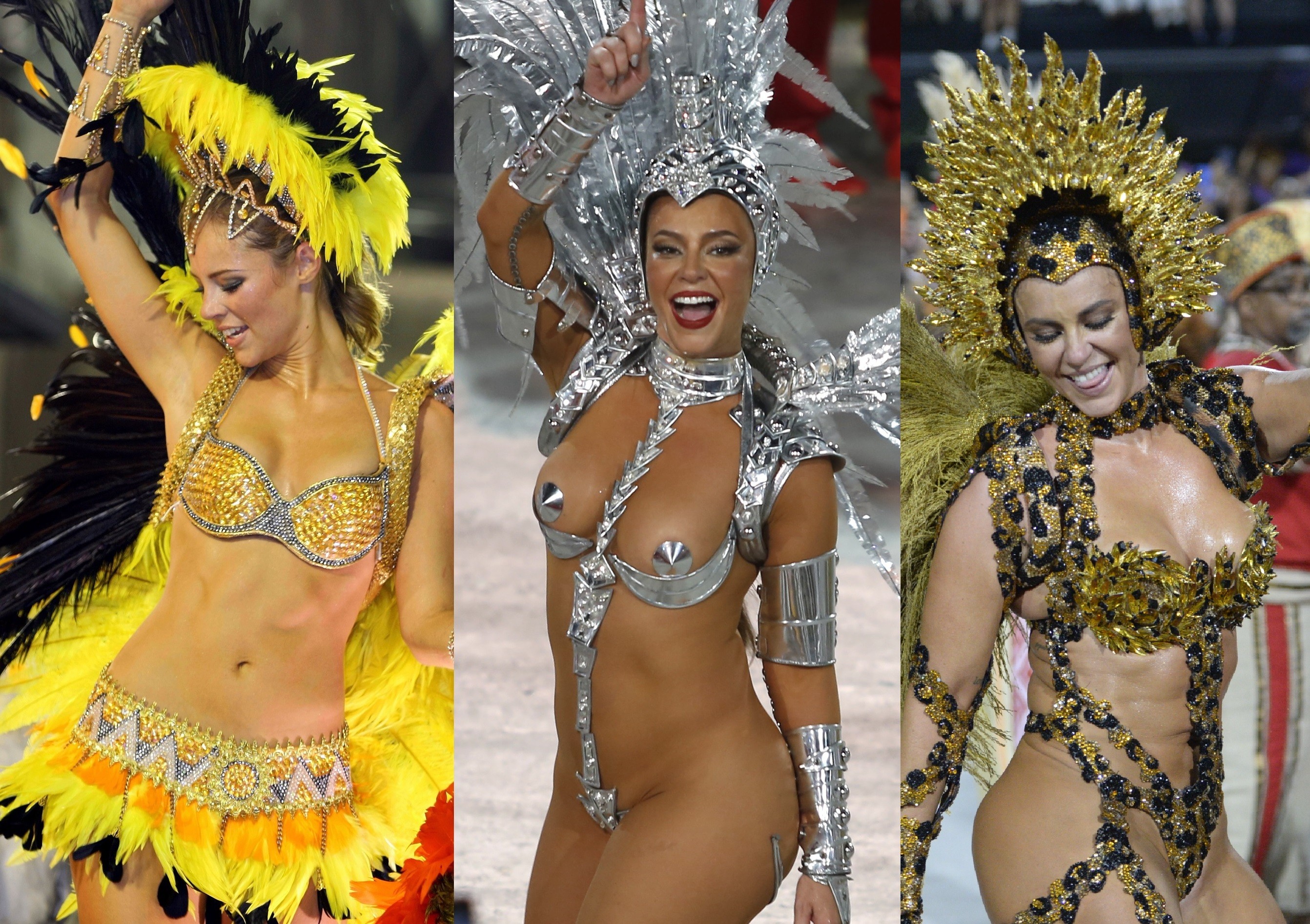 Da Portela a Imperatriz: a trajetória de Paolla Oliveira no carnaval em fotos
