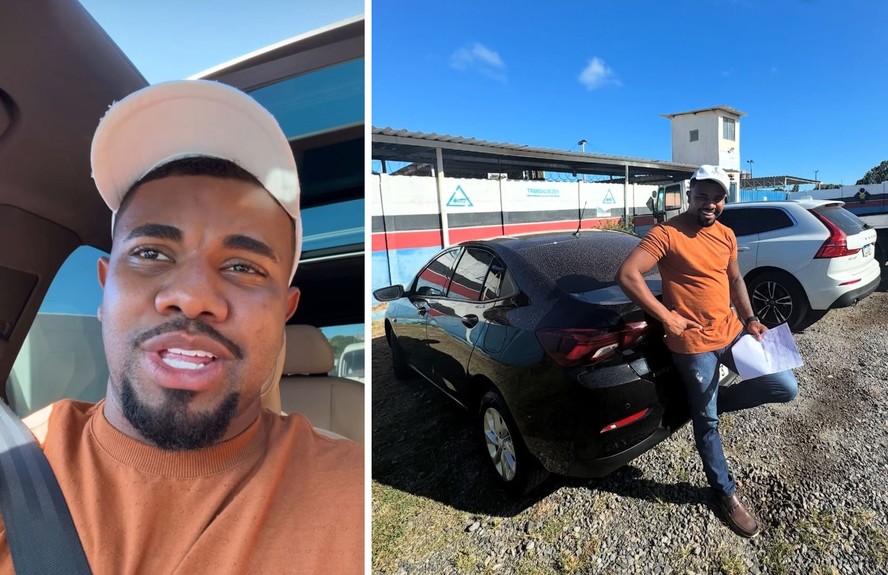 Davi Brito é parado em blitz em Salvador e tem carro apreendido