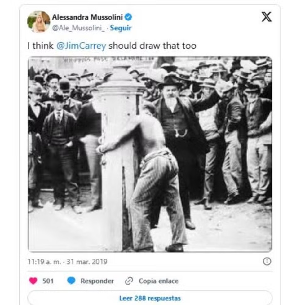 Resposta de Alessandra ao ator — Foto: Redes Sociais/X