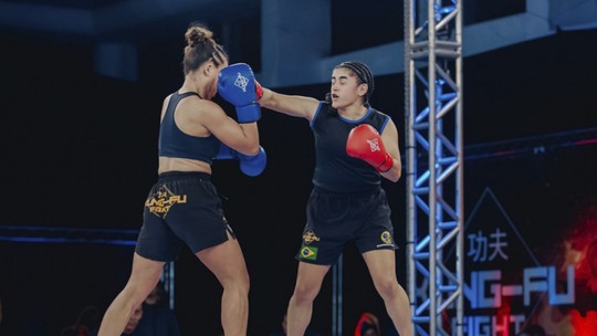 Andressa Garcia e Elisvaldo Cardoso conquistam cinturões no 43º Kung-Fu Fight Andressa Garcia e Elisvaldo Cardoso conquistam cinturões no 43º Kung-Fu Fight