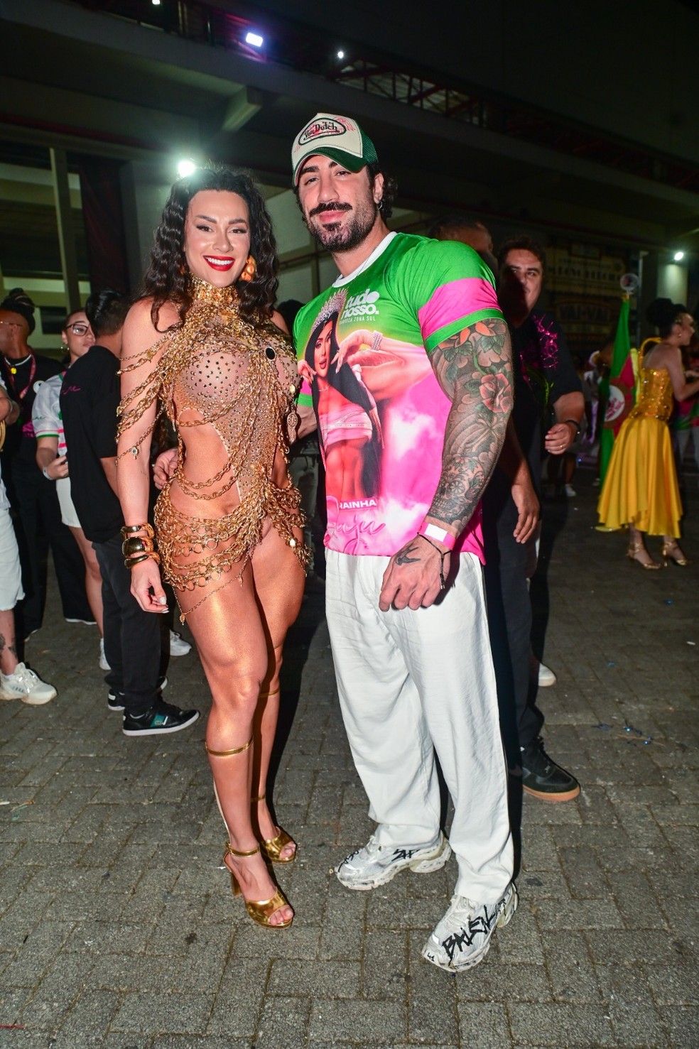 Juju Salimeni com o noivo, Diogo Basaglia &mdash; Foto: Divulga&ccedil;&atilde;o