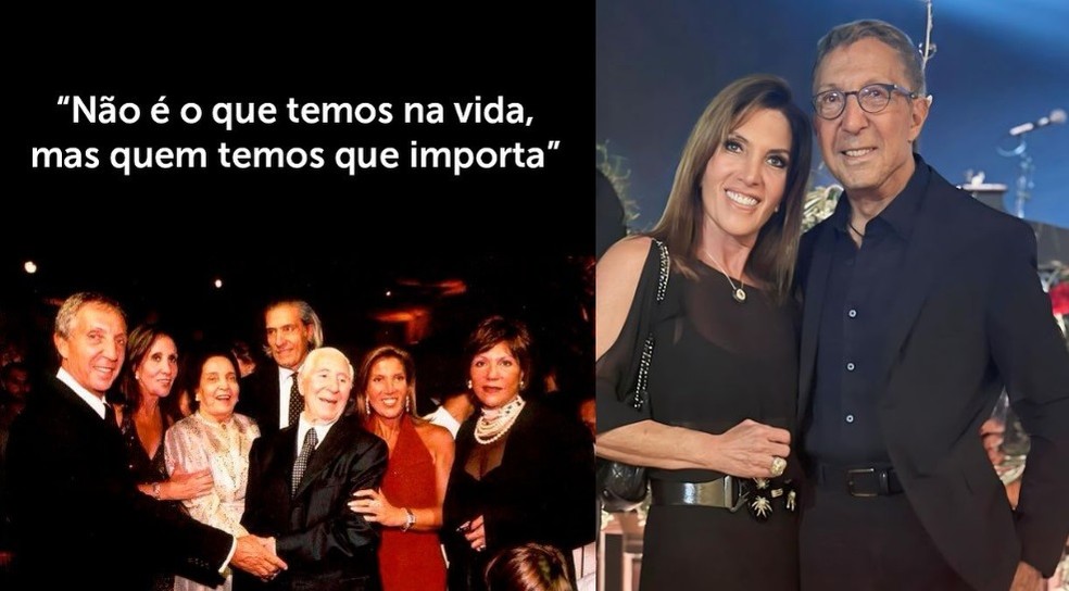 Lucilia e Abilio Diniz — Foto: Reprodução/Instagram