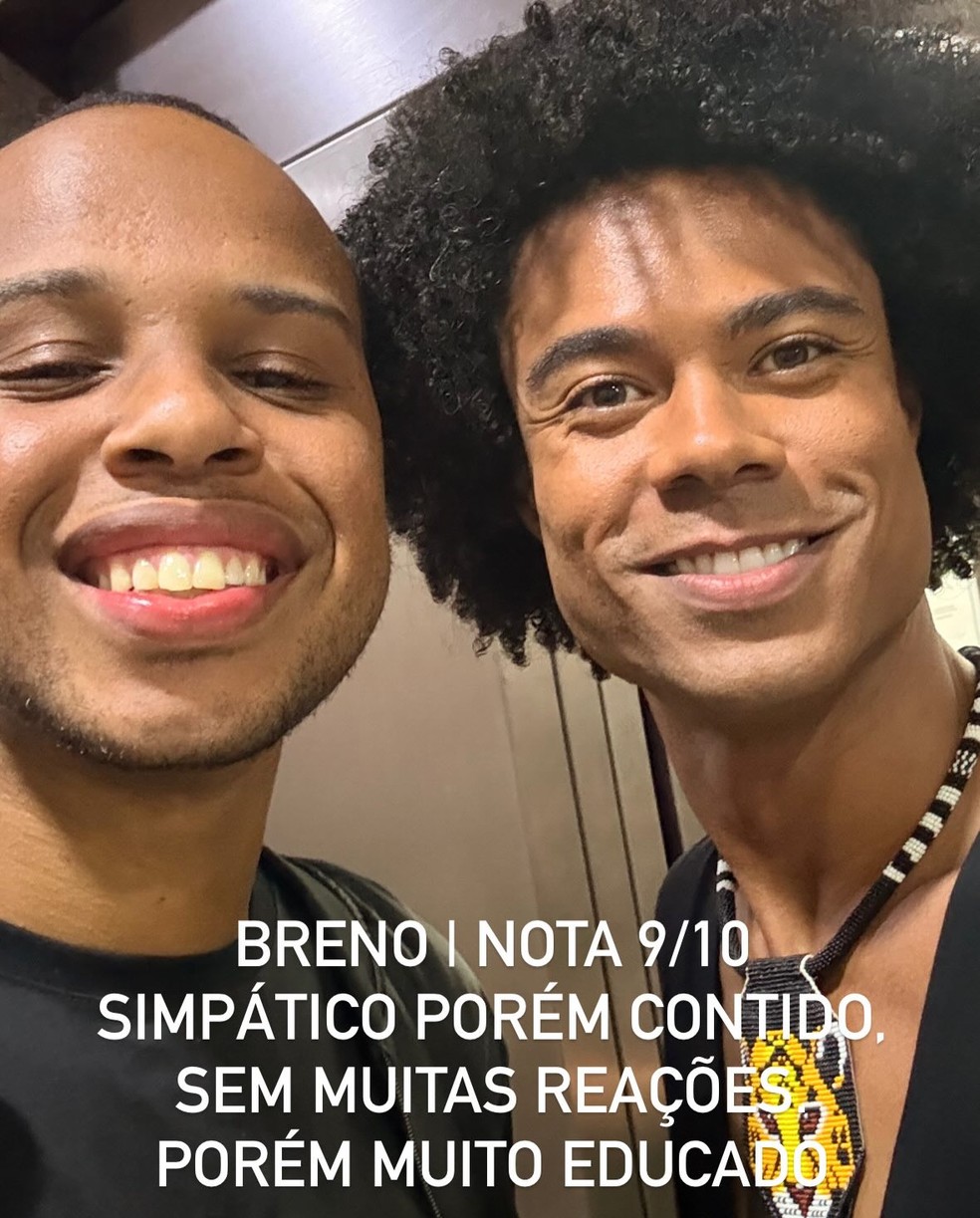 Fã viraliza ao dar notas para simpatia de ex-BBBs após encontro — Foto: reprodução/ instagram